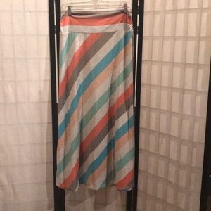 Faded Glory long multi colored skirt